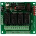 RS-232 4-Channel DPDT Relay Controller with Terminal Block Interface